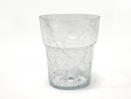 Skaldyto stiklo vazonas